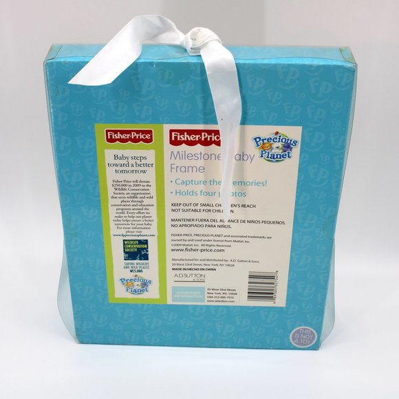 Fisher Price Zoo Animals Picture Frame Milestone 3D Capture Memories - Picture 4 of 4